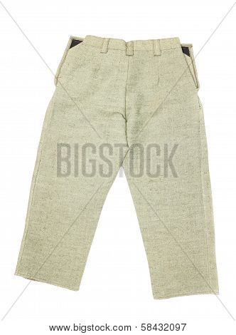Working pants gray color.