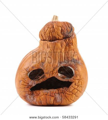 Old halloween pumpkin.