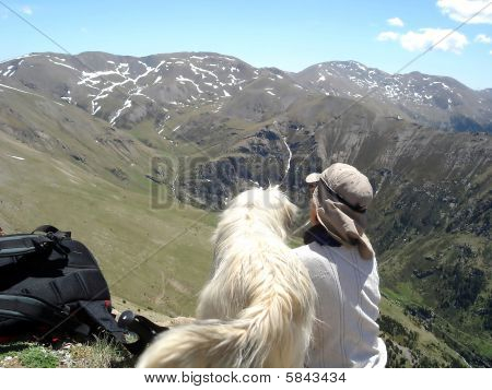 Homme et chien