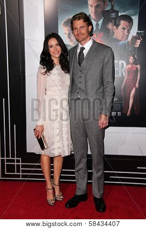 Abigail Spencer, Josh Pence at the 