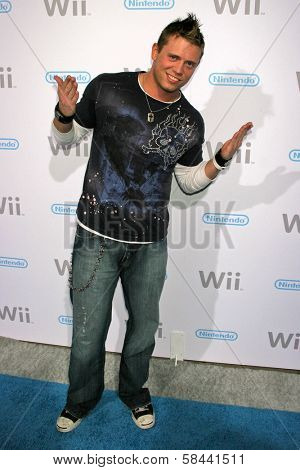 Mike Mizanin at the party celebrating the launch of Nintendo's Game Console Wii. Boulevard 3, Los Angeles, California. November 16, 2006.