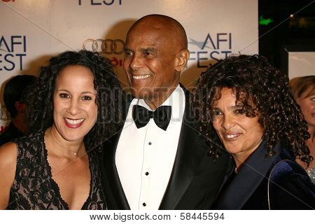Harry Belafonte and family at the AFI Fest 2006 Opening Night Premiere of 
