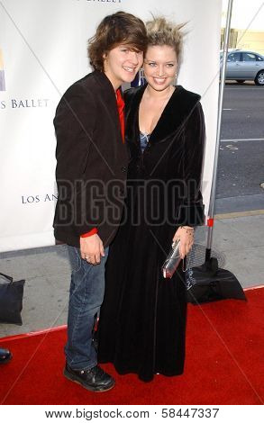 Devon Werkheiser and Lauren Storm at the Los Angeles Ballet premiere of 