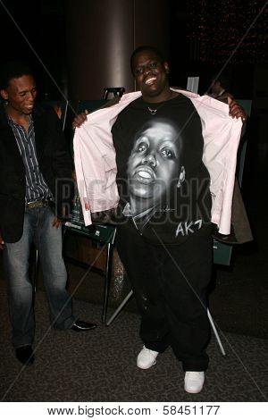 LOS ANGELES - NOVEMBER 15: Victor Mohale and Archie Khambula at the Los Angeles Premiere of 