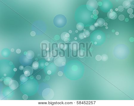 Abstract Background Green Blurry Lights,