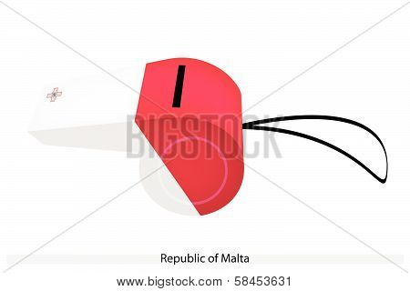 A Whistle Of The Republic Of Malta