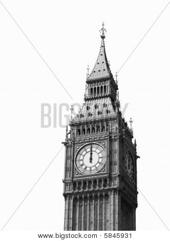 big Ben. isoliert.