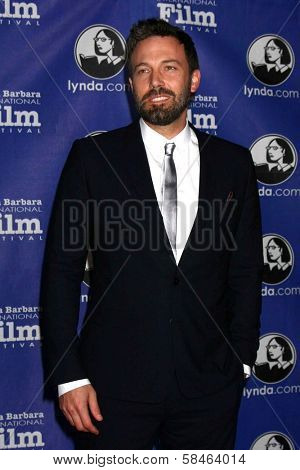 Ben Affleck at the 2013 SBIFF Modern Masters Award presented to Ben Affleck, Arlington Theater, Santa Barbara, CA 01-25-13