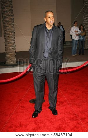 LOS ANGELES - NOVEMBER 21: Jay Z at the 34th Annual American Music Awards at Shrine Auditorium November 21, 2006 in Los Angeles, CA