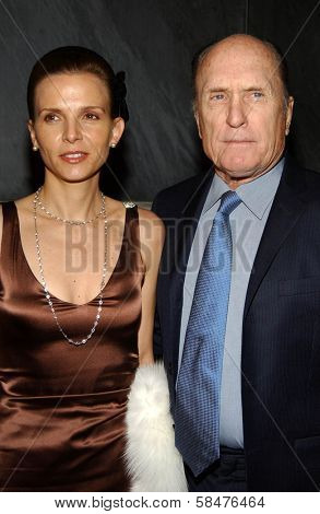 Luciana Pedraza and Robert Duvall at the Billy Wilder Theater Opening Tribute. Hammer Museum, Westwood, California. December 3, 2006.