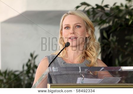Naomi Watts at Simon Baker Honored With Star On The Hollywood Walk Of Fame, Hollywood, CA 02-14-13