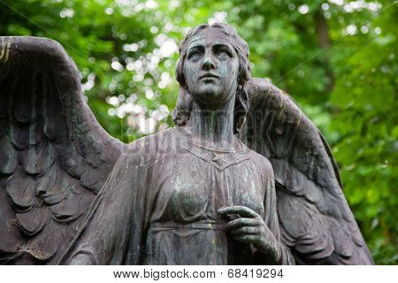 Grave at Melaten Friedhof in Cologne, Germany 