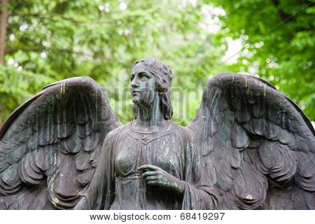 Grave at Melaten Friedhof in Cologne, Germany 