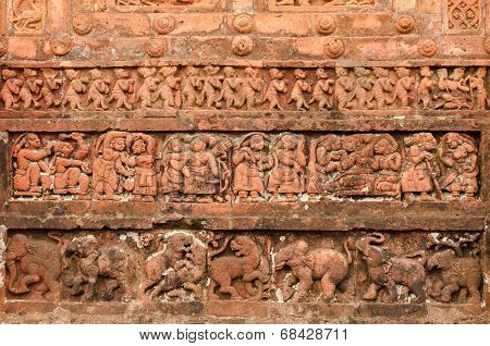 Figurines Made Of Terracotta, Bishnupur , India