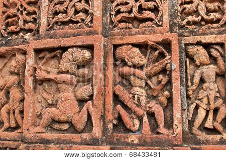 Figurines Made Of Terracotta, Bishnupur , India