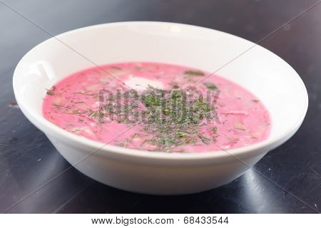 cold beetroot soup