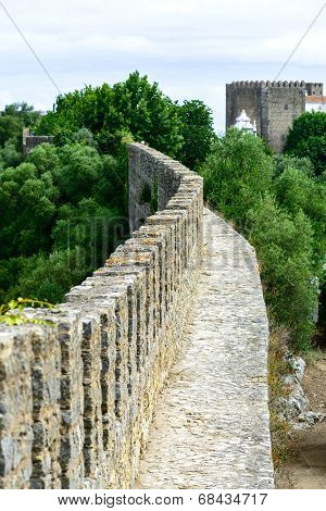 Old Bulwark In Obidos (portugal)