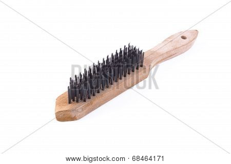 Metal brush.