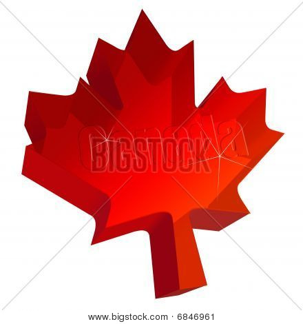 3D Maple Leaf