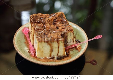 Bread With Chocolate Powder