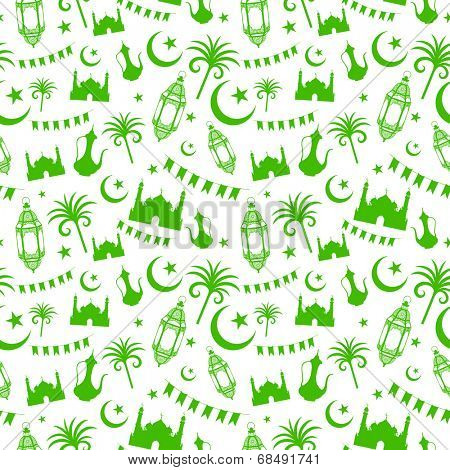 illustration of seamless pattern for Eid