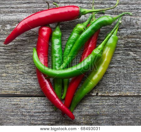 Colorful Chili Peppers