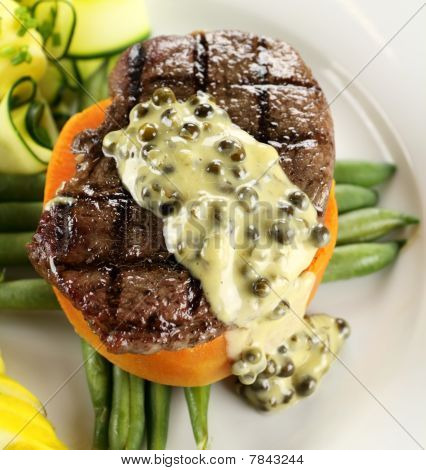 Bistecca con salsa di pepe