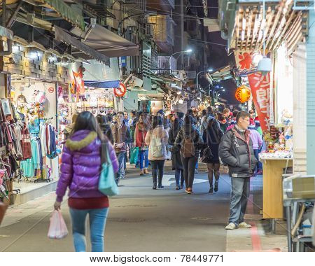 Night Market In Taipei