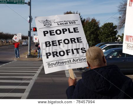 Southwest Airlines Pickets