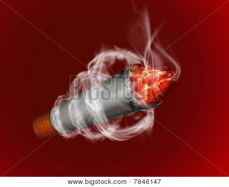 Queima de cigarro