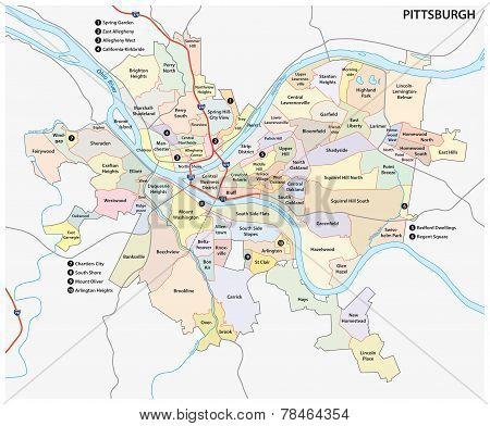 Pittsburgh Neighborhood Map