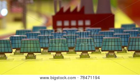 Alternative Energy Solar Cell In The City