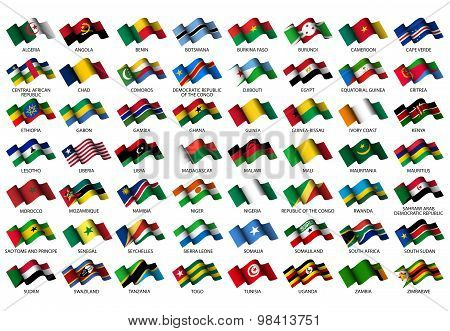 african flags