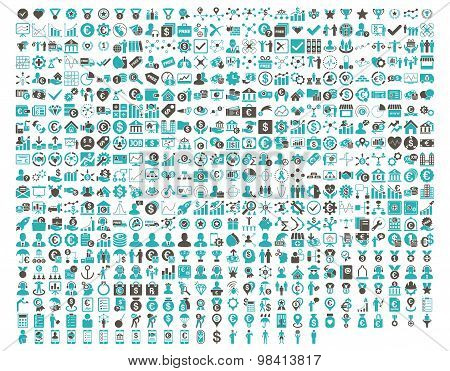 Application Toolbar Flat Icon Collection