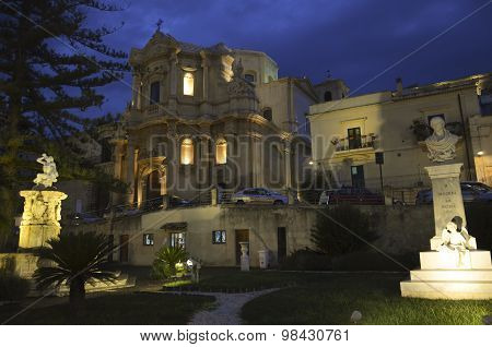 Sicilian Baroque In The Night