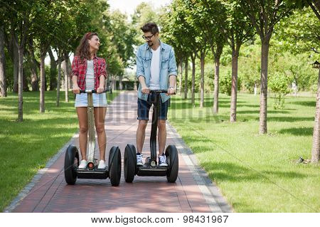Concept for couple using segway