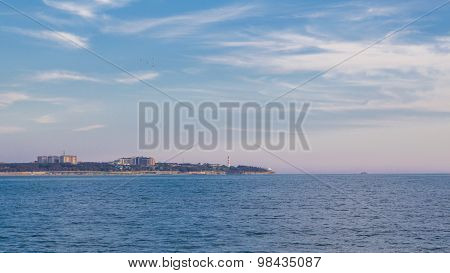 Twilight over the sea