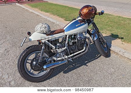 vintage Moto Guzzi V35 cafe racer