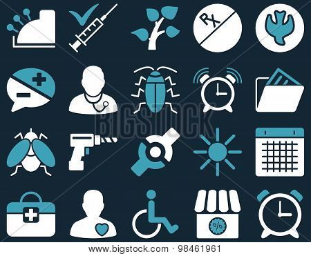 Medical bicolor icons