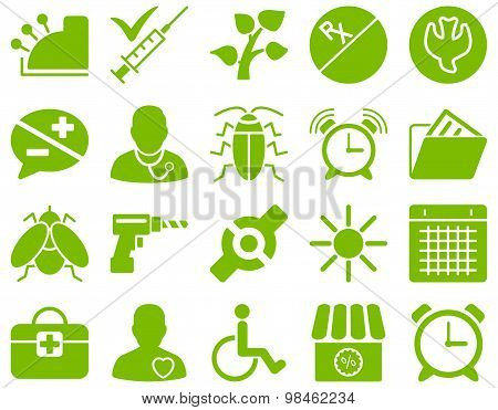 Medical bicolor icons