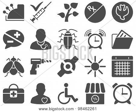 Medical bicolor icons