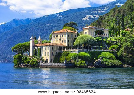 romantic Lago di Como - Villa del Balbinello. Italy