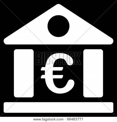 Bank building icon from BiColor Euro Banking Set