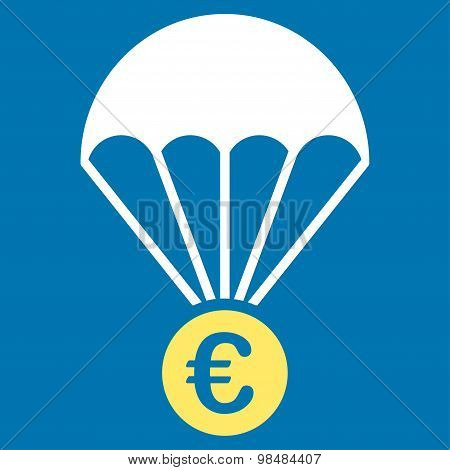 Papachute icon from BiColor Euro Banking Set