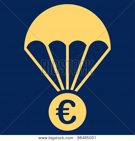 Papachute icon from BiColor Euro Banking Set