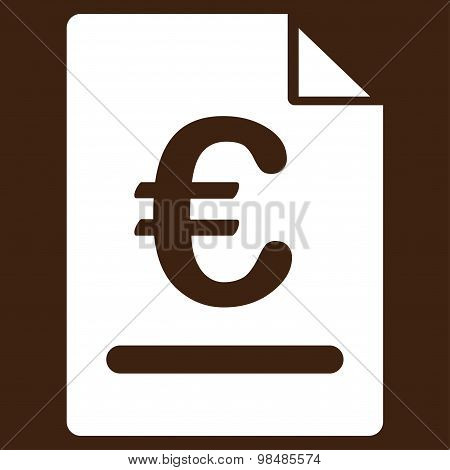 Invoice icon from BiColor Euro Banking Set