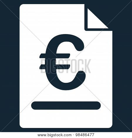 Invoice icon from BiColor Euro Banking Set