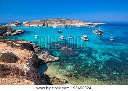 Blue Lagoon At Comino - Malta