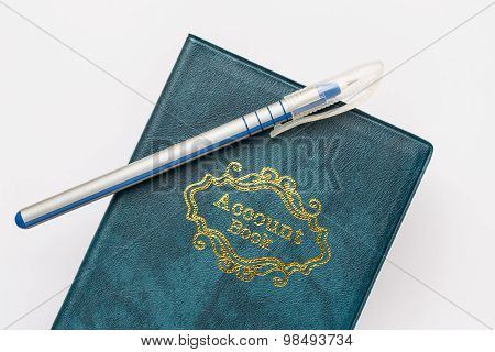Account Book And Pen