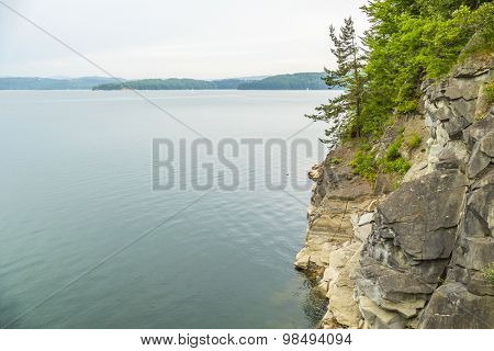 Lake Solina in Bieszczady, Poland
